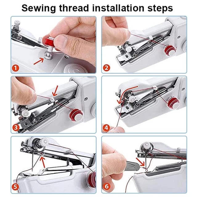 Portable Handy Sewing Machine – Handy Stitch Sewing Machine for Quick Repairs & Easy Stitching
