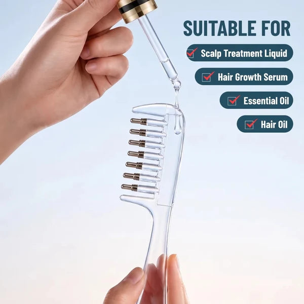 Hair Oil Applicator Comb – Scalp Massage & Even Oil Distribution